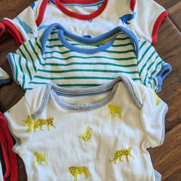New without tags Baby Boden Bodysuits Animal Prints and Stripes - Picture 4 of 4